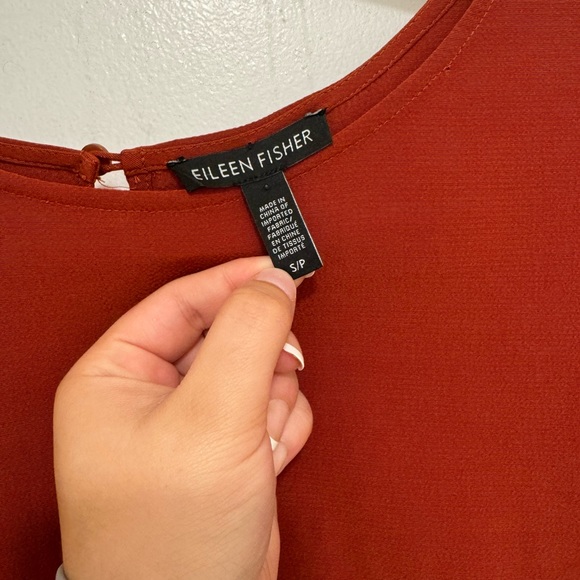 Eileen Fisher Tencel Short Sleeve Top Size Small🔥 - Picture 3 of 5